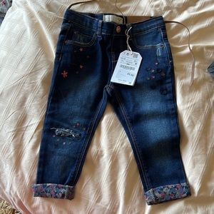 Zara Baby Jeans NWT 12-18 months